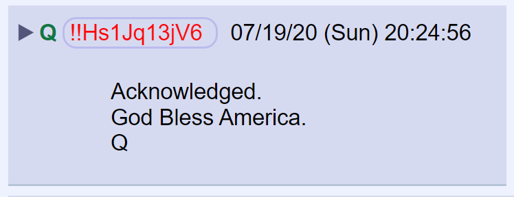 24) Q indicated that General Flynn responded to his question.