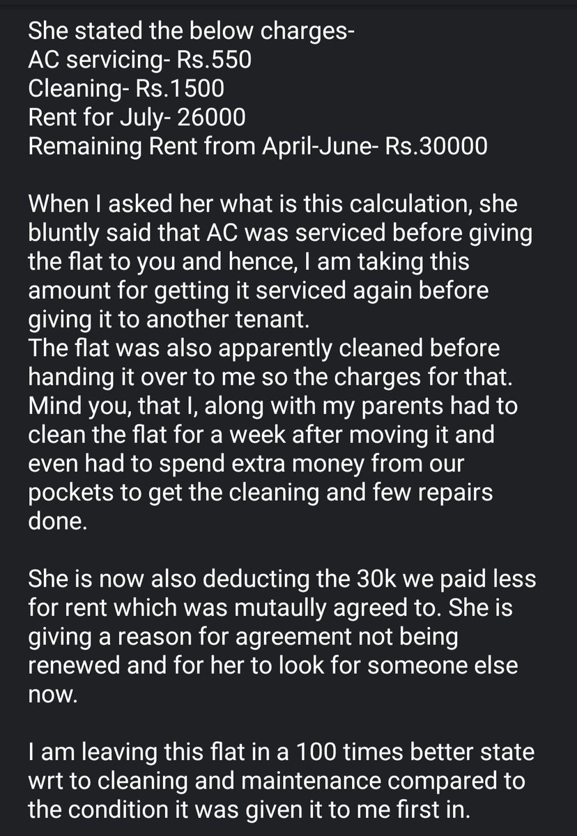 SethSnigdha's tweet photo. Attention! It's high time an action is taken against these mafia #landlords looting the tenants of their security deposit. Pls read and help! This is horrific! Various such cases exist which need to STOP! @CPMumbaiPolice @CMOMaharashtra @MumbaiPolice @mybmc #rent #goons #jvlr https://t.co/Zi8PAA58b5