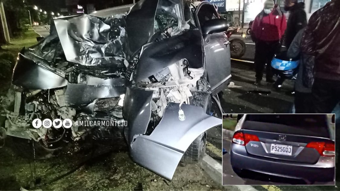 amilcarmontejo's tweet photo. #ToqueDeQuedaGT

Carro colisiona contra árbol en calzada Aguilar Batres 38 calle zona 11, Villa Nueva.

Automovilista (no identificado) falleció en el lugar, según confirmaron Bomberos Municipales.

#PMTGuatemalaEnTodo #TransitoGT #TraficoGT https://t.co/pqHfWJtrF0