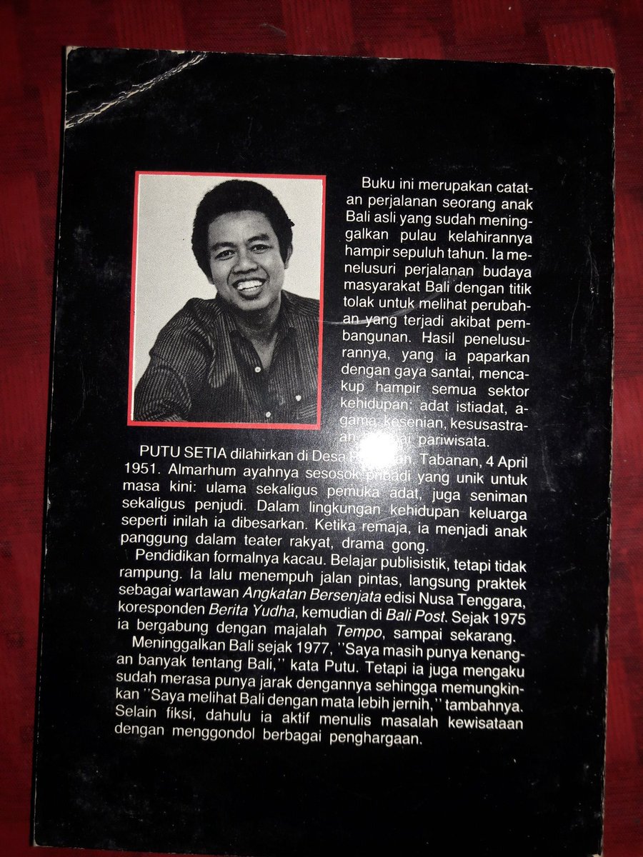 jasingabooks's tweet photo. 240 halaman 1987 kondisi mulus
PUTU SETIA 
MENGGUGAT BALI
75 ribu
@bukubali
@putusetia https://t.co/shX6uA4GFO