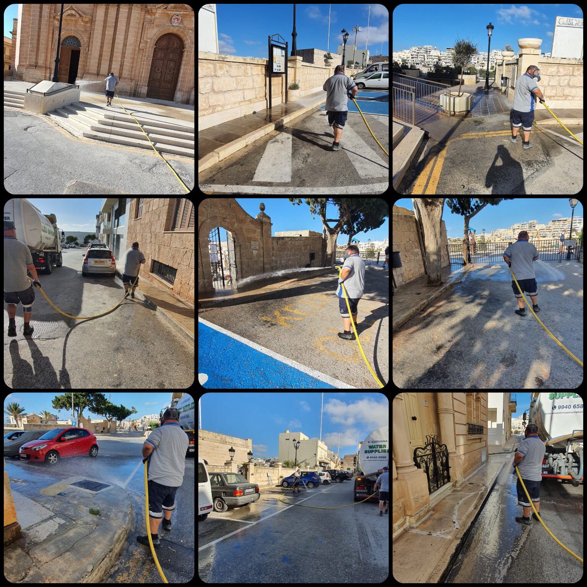 VellaDario's tweet photo. Goodmorning Friends,
Thanks to Clean Malta - Cleansing and Maintenance Division for washing the Parish Square and the surrounding streets.
#Aktarhidma
#Qribkulhadd
#MelliehaLocalCouncil
#RamonDeguara
@TaboneRaymond
@JuliaFarrugia
@deodebattista https://t.co/PRqE4knuPz