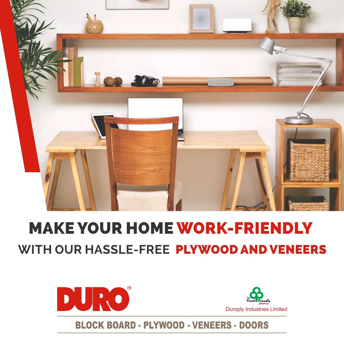 Duroply's tweet photo. Duroply has everything in it that makes it an immediate choice when it comes to homes and offices. The finest quality of Moisture Resistant grade of plywood available.

#duroply #duro #durobility #duroply #duroplyindia #duroboard #plywoodmadeinindia #bestplywood #homefurniture https://t.co/XjNvsukoHh