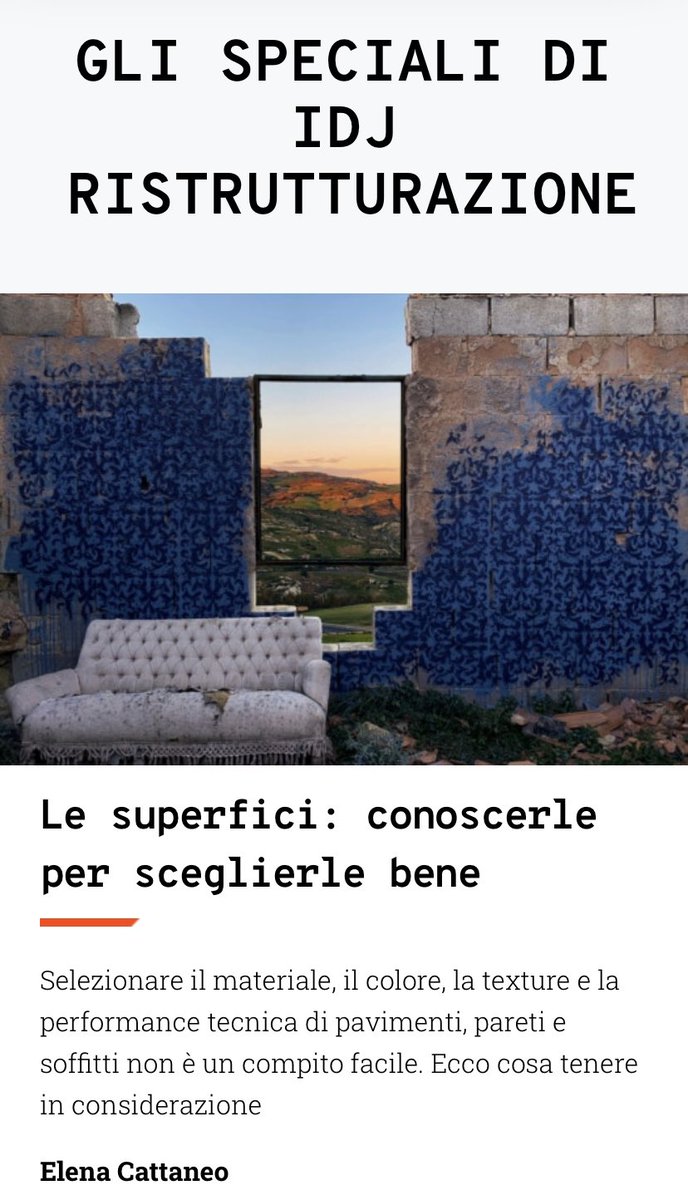 INTERNIMagazine's tweet photo. Questa settimana su #InterniDesignJournal parliamo di #rinascita https://t.co/u3VreE4ceF https://t.co/AdRh8veESM