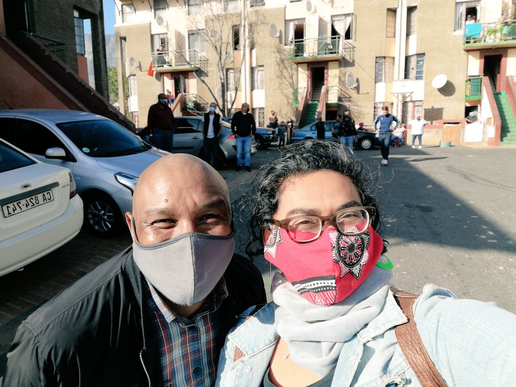 Merentia's tweet photo. Always great running into you @IAMWAYNEMCKAY
At #SoliPhilander's #SpringfieldMatters #MandelaDay2020 #67Minutes Event. https://t.co/fUFjHoKBtQ