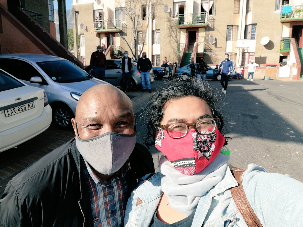 Merentia's tweet photo. Always great running into you @IAMWAYNEMCKAY
At #SoliPhilander's #SpringfieldMatters #MandelaDay2020 #67Minutes Event. https://t.co/fUFjHoKBtQ