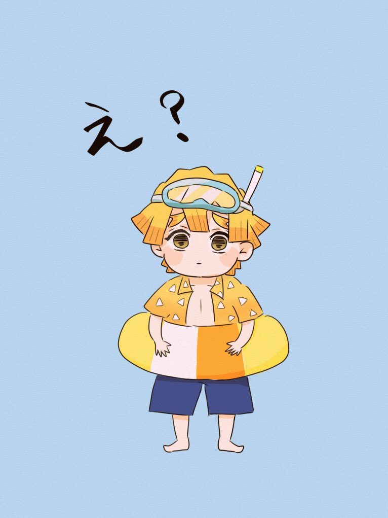 鬼滅の刃 今日海の日だと思ってた勘違いイラスト 鬼滅の刃イラスト Lornのイラスト