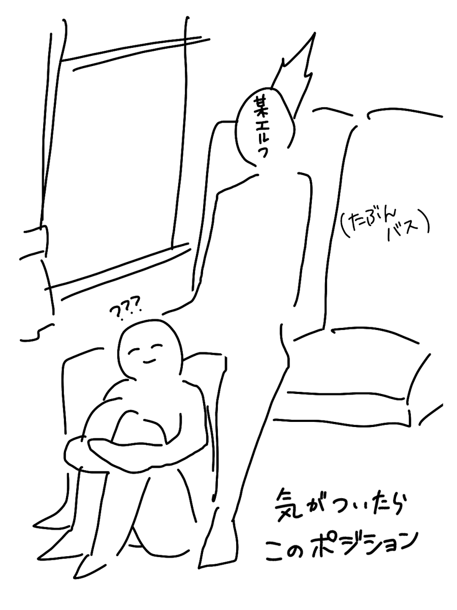 今朝よくわからない夢を見たので昼休みに急いで描き起こした 