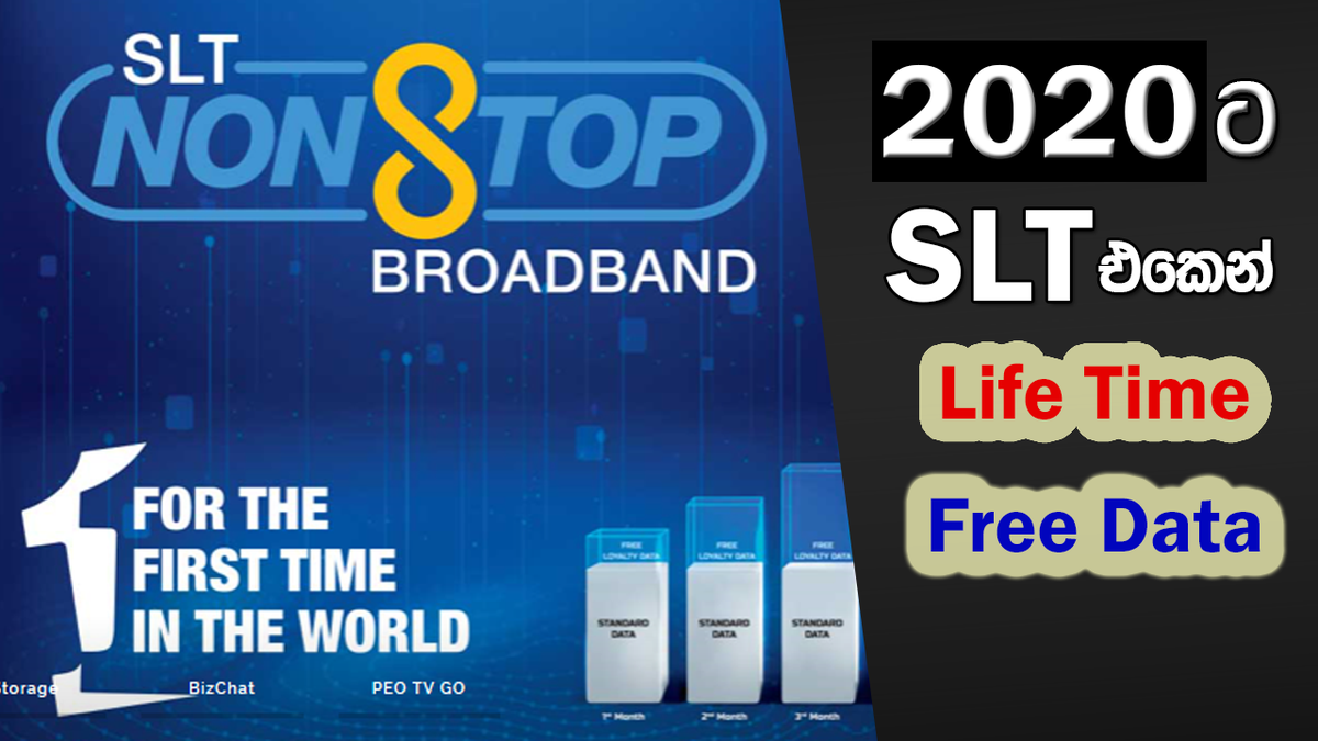 GeekLab4's tweet photo. SLT Provide Life Time Free Loyalty Data
Video - https://t.co/bmzkvvrmOC
#SriLankaTelecom #MySLT #LoyaltyData #FreeData #GeekLab https://t.co/Anz8c5Fwt4