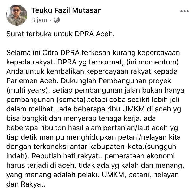 Teuku Fazil Mutasar tweet media