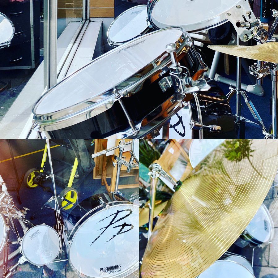 AnchorCharity's tweet photo. This great drum kit 🥁 🎶 🎵 is now in store, ready for a new home - pop into the @AnchorCharity shop in shirley, Solihull.  We are open Monday - Saturday 10am - 3pm. https://t.co/hzB8O2V77s