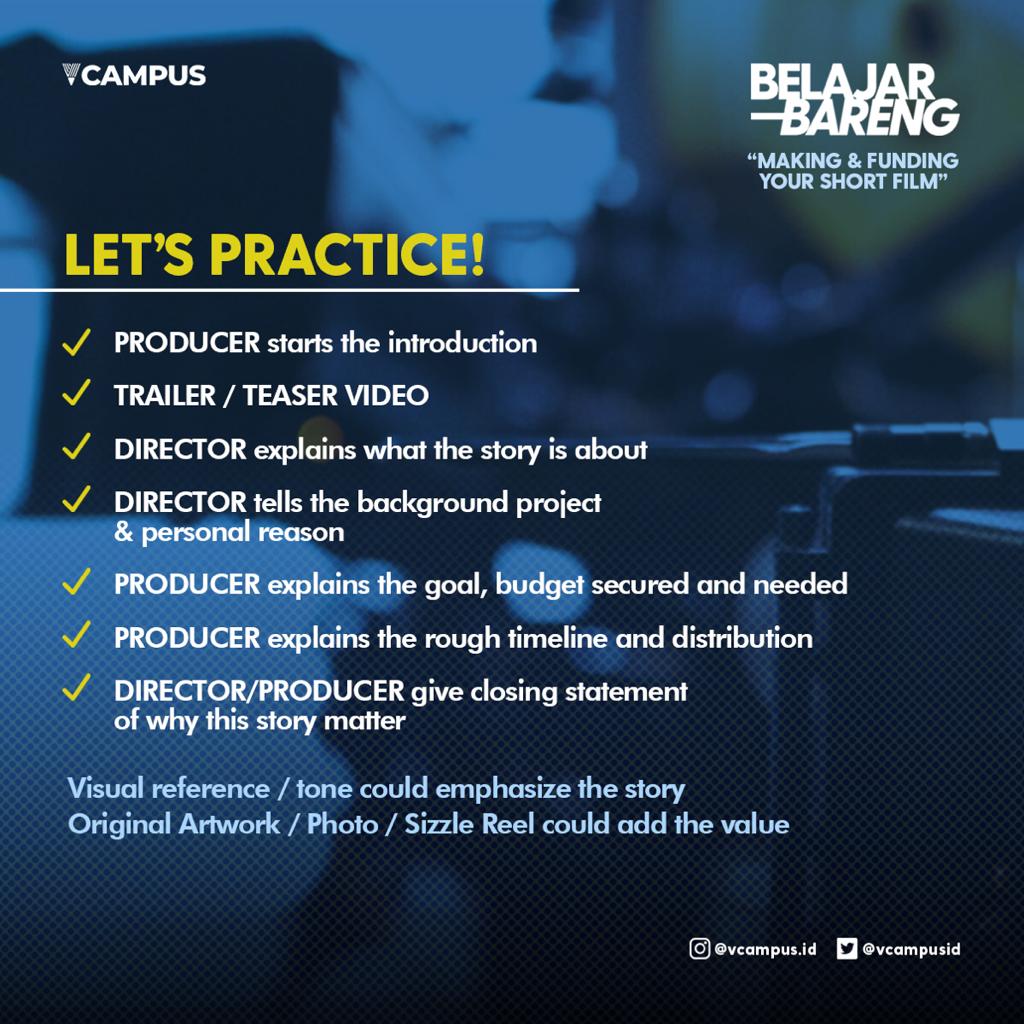 VcampusID's tweet photo. Masih ada yang ingat sama VCAMPUS Kelas Online kemarin sama Annisa Adjam? Gausah khawatir, ini dia sedikit dari keseruan saat kelasnya!
Kira-kira ada keseruan apalagi ya yang menanti dari VCAMPUS? Ikutin terus ya!
#VCAMPUS
#Visinema https://t.co/FkjIz6eQB8