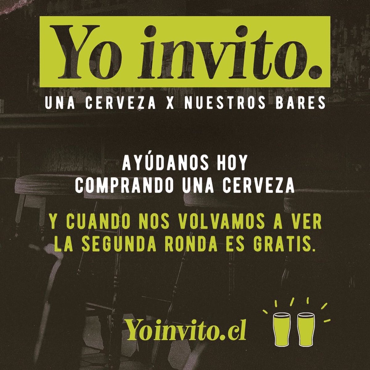 Apoya  tu bar. Ya nos volveremos a abrazar.