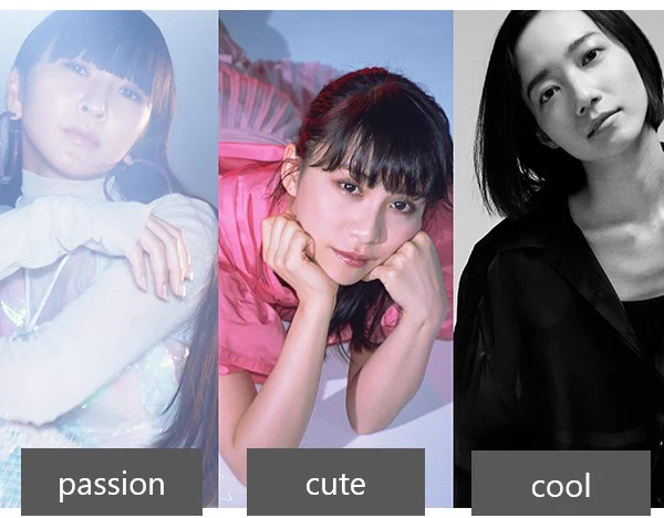 3人組の推しがいる人は試してみて！必ずcool、cute、passionの役割をそれぞれが担ってる？！