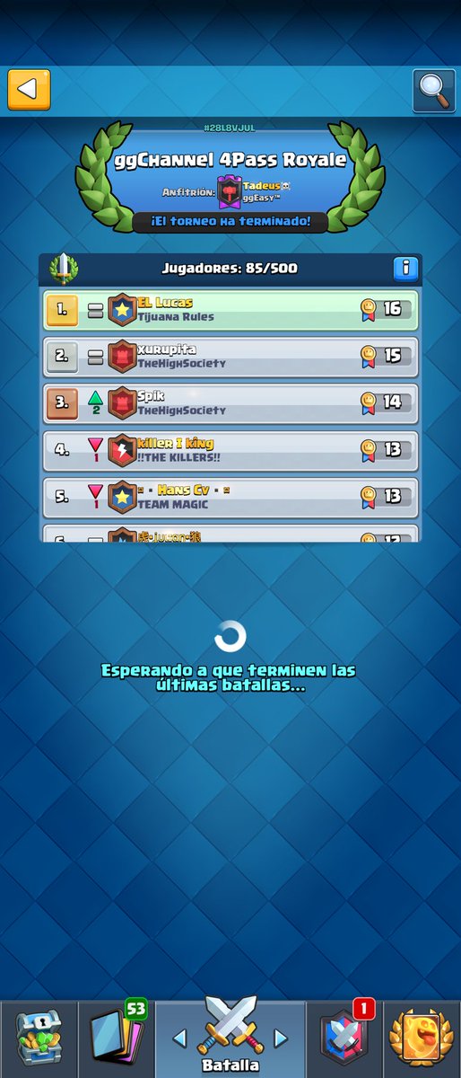 SerranitoL12's tweet photo. Gracias ahí por el torneo y cumplir con la paga 
@ggChannel14 @ggFamily7 @CynthiiaR92 https://t.co/LuOygpOZQX