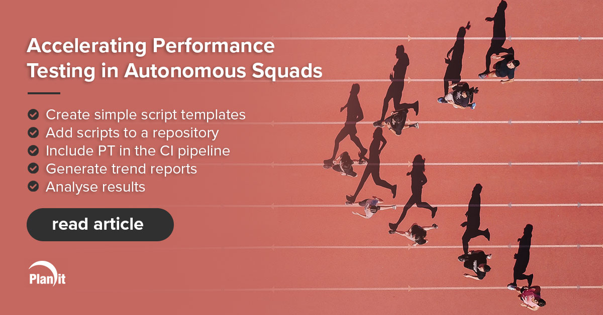 PlanitTesting's tweet image. #Performancetesting doesn&apos;t have to be done by a dedicated team. Find out what groundwork is needed to enable functional and automation testers to do end-to-end performance testing for their squads. #testingteams

Read the article by Saravanan Guruswamy: planittesting.com/Insights/2020/…