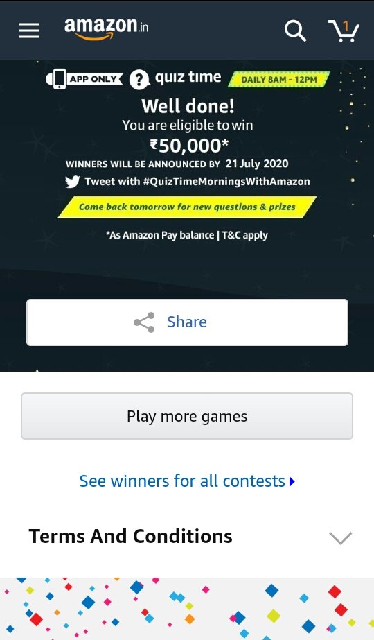 DeepmalaJaisw20's tweet photo. #QuizeTimeMorningsWithAmazon https://t.co/WXUlTD9Bfv