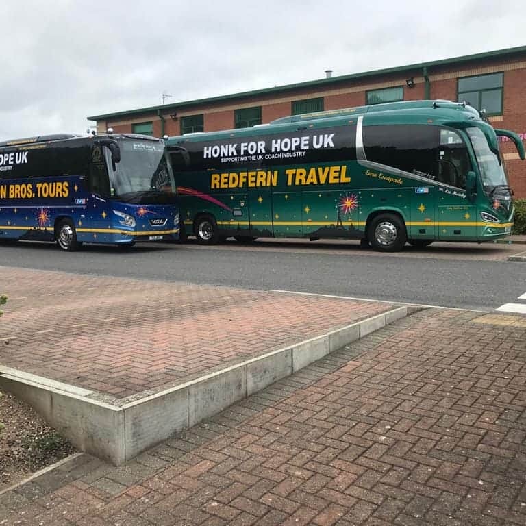 GOOD MORNING EVERYONE! 
Our Team are on the road and heading for London to join at least 300 other Coach Operators for the #HonkForHopeUK Rally!
We need them to listen! 42,000 jobs on the line and a Coach Industry struggling to survive because it wasn't offered a Government grant