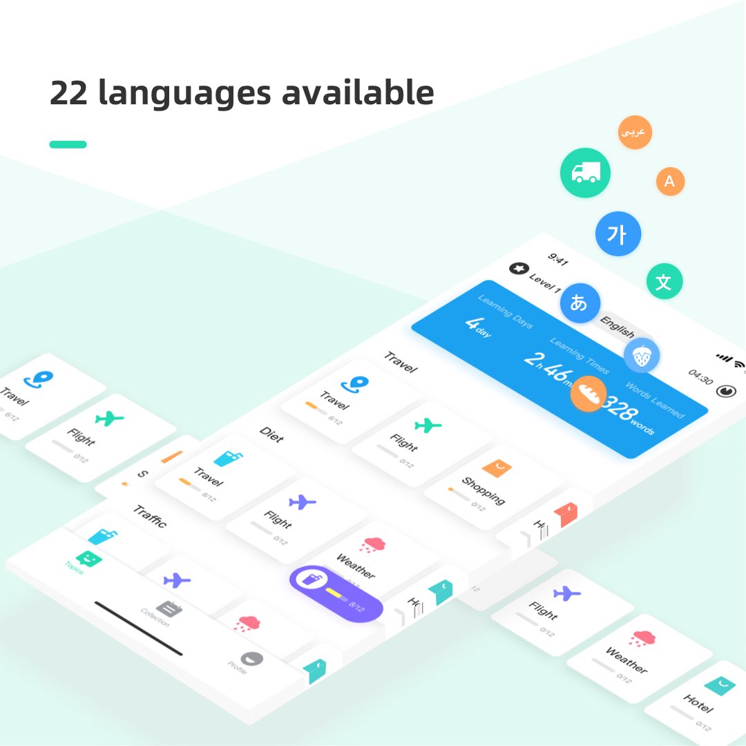 HelloTalkApp's tweet photo. 🔔100% visual learning!
Only 5 minutes a day!
With over 22 free languages to choose from, HelloWords’ quick and interactive word games make learning a new language fun. 🤓How many words do you need to know to speak a foreign language?
#hellowords #hellotalk https://t.co/MHdI42RbJT