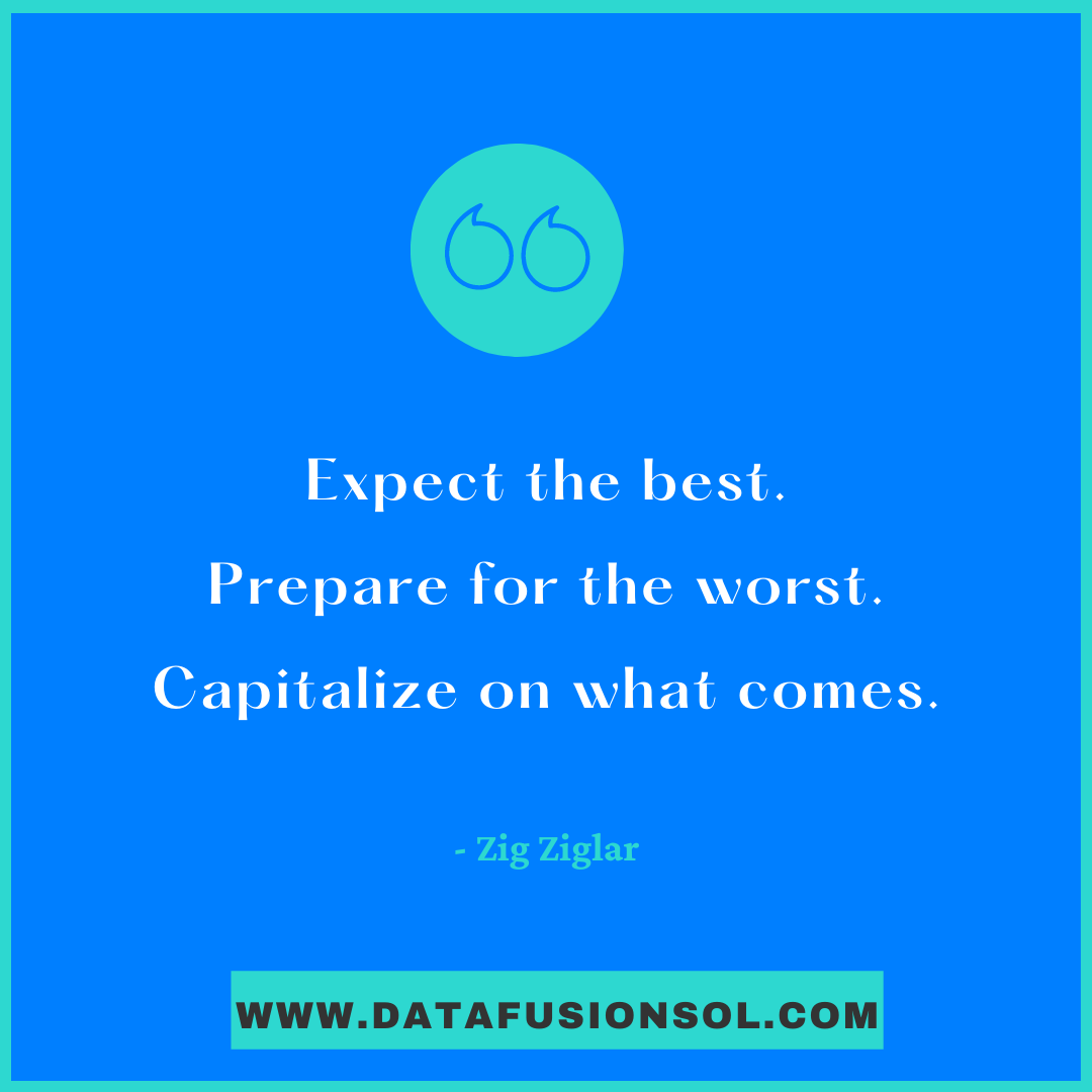 Datafusionsol's tweet photo. 'Expect the best, prepare for the worst. Capitalize on what comes'- You need to adjust to all situations
#DataFusionSol #b2b #best #worst #greatsituation #greatopportunity
https://t.co/s0sEvwOc2T https://t.co/HjwkvYHbjy