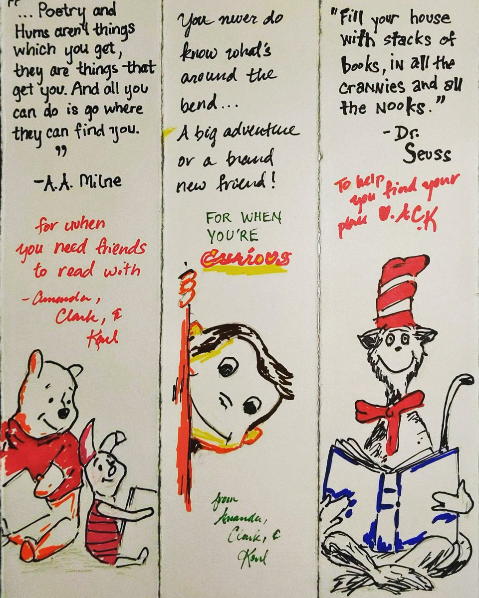 verykarlovy's tweet photo. Some homemade bookmarks! #Bookmark #art #Readingattack https://t.co/gdUe0cqpBa
