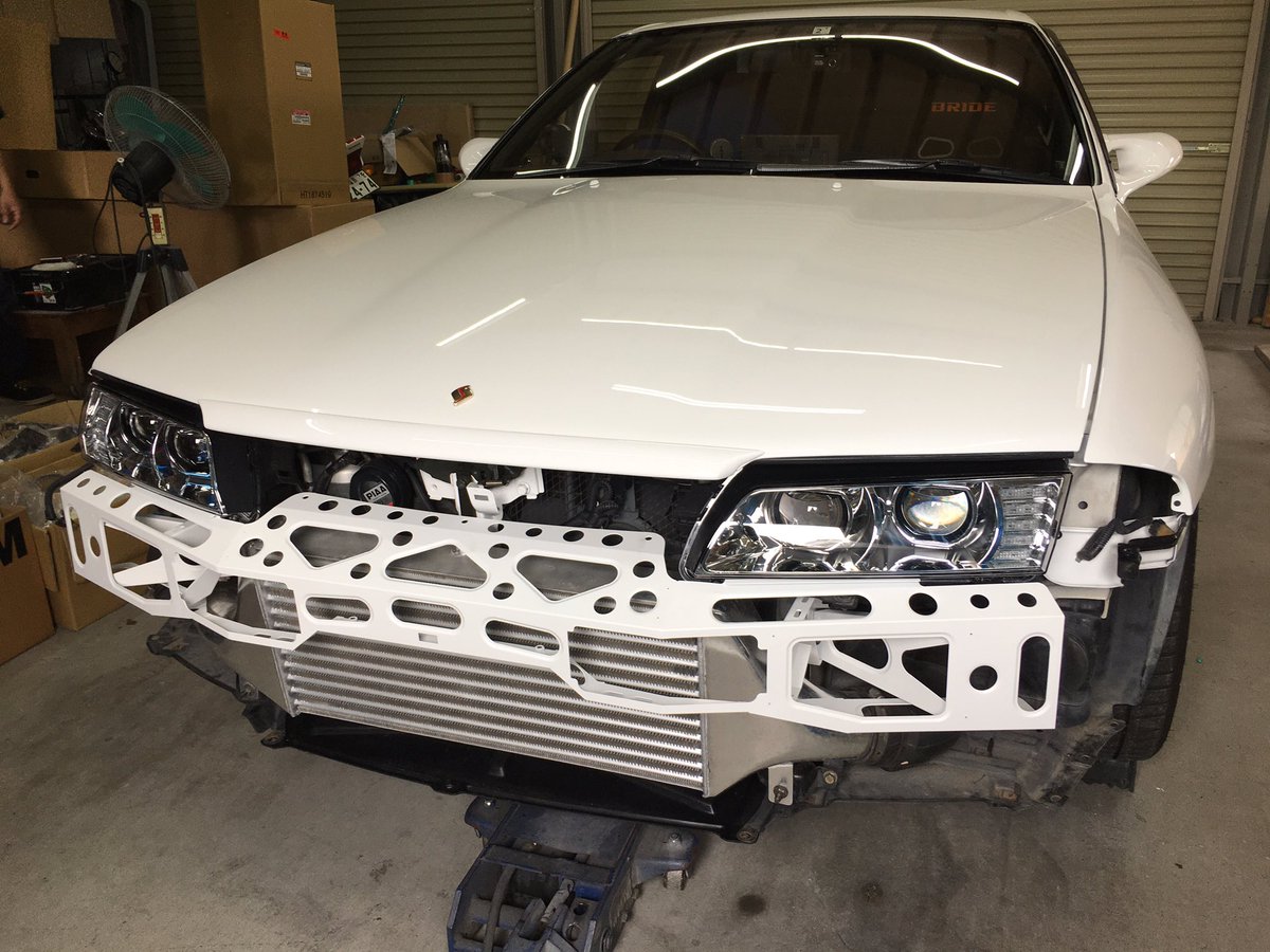 BeatEmotion1071's tweet photo. 32GTRレインフォース交換しました😳純正より半分以上も軽い、BPコーポレーションさんのオリジナル軽量インナーレインフォースメントです。
#レインフォース
#日産 #スカイライン #32GTR
#nissan #skyline #gtr 
#nismo 
#スカイラインGTR #RB26 #鈑金 #塗装 #福島 #ショーアップビートエモーション https://t.co/2PPYUZ3hCW