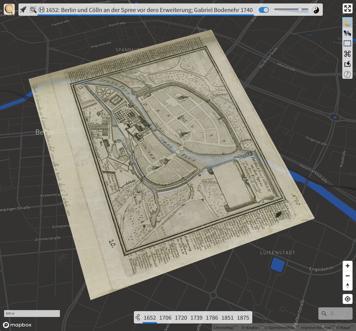 chronohh's tweet photo. Frisch aus der Chrono-Presse :: #Berlin und Cölln an der Spree vor dero Erweiterung; von Gabriel Bodenehr 1740. Es wird der Grundriß Berlins von etwa 1650 gezeigt.
Tasten C 1 2 3 4 5 6 7
https://t.co/ZG90I5PWIH
#oldberlin #eculture #cartography #timetravel https://t.co/zZhNeShSUo