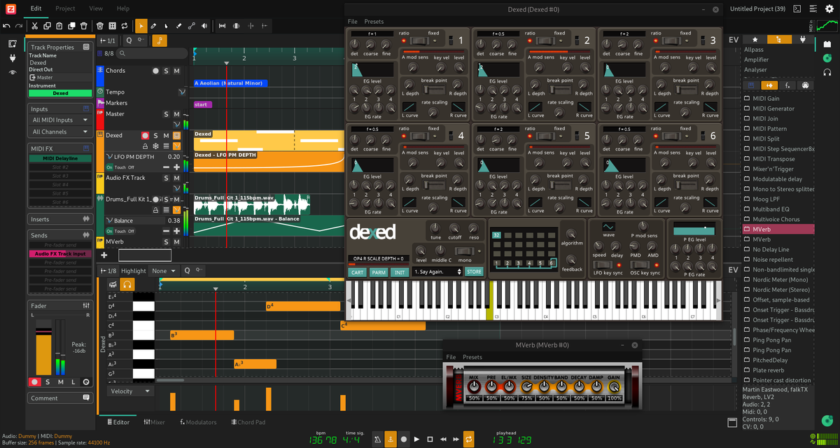 tintwotin's tweet photo. ZRYTHM, a highly automated and intuitive digital audio workstation in the works. Maybe import of #b3d #vse edits can be added with #otio at some point? https://t.co/9ihxUuRLLR https://t.co/nkuSMQqgWo