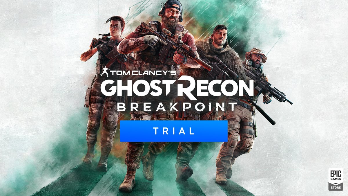 トライアルウィークエンドに参加して『ゴーストリコン ブレイクポイント』の体験版をプレイしよう！ 7月23日午後11時まで、スタンダード、ゴールド、アルティメットエディションはEpic  Gamesストアにて67%OFFセール中！ https://t.co/MTiM5pTbhi