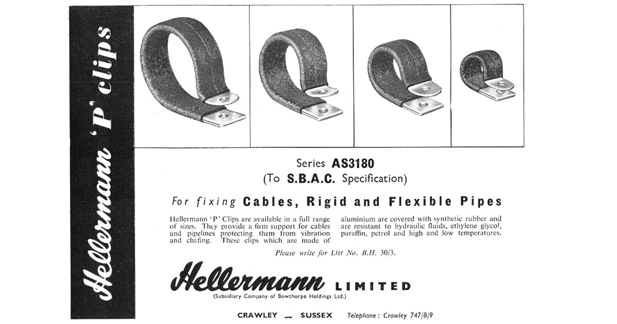 #toenennu: in 1953 was onze P-Clip al bestand tegen zware bedrijfsomstandigheden. En nog steeds produceren wij deze stabiele bevestiging voor bekabeling of leidingwerk van hoogwaardig aluminium: hellermanntyton.nl/producten/clip… 
#HellermannTyton #MADEFORREAL #PClip #kabelmanagement
