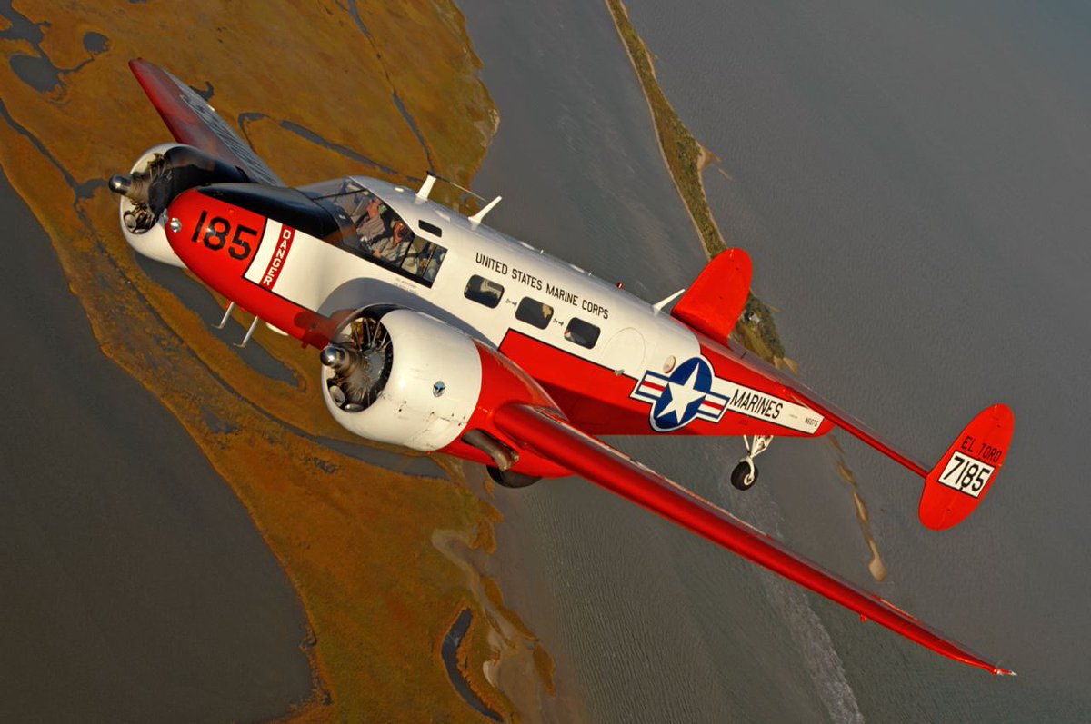platfighters's tweet image. For Sale: Beautifully restored Beechcraft Expeditor 3MN N7185. Originally built as a 3NM Nav Trainer for the RCAF, this beautiful Beech-18 was returned to SNB-5 configuration during a 2000-01 restoration. $199,500 platinumfighters.com/beechexpeditor…
#beech18forsale #platinumfightersales