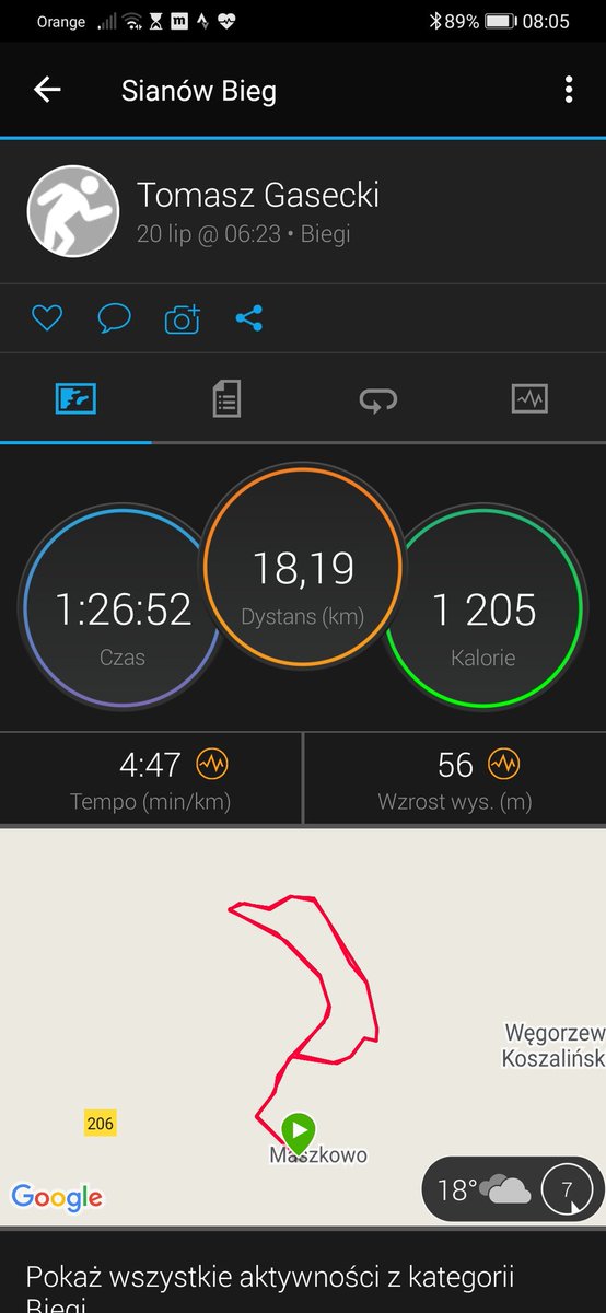 tomasz_gasecki's tweet photo. Tydzień rozpoczęty. 🏃♂️ #bieganie #hardrunner #biegambolubie #marathotraining #running https://t.co/l3p0q6YeD8