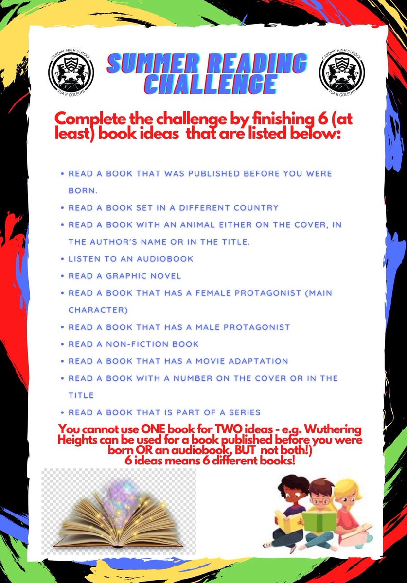 EnglishCHS's tweet photo. @officialCHS
Today marks the beginning of our #CHSReadingChallenge! Take part & u could win top prize of a £20 book token. More info on GC along with loads of audiobooks and ebooks! #reading4all https://t.co/HbQdESMQR0
