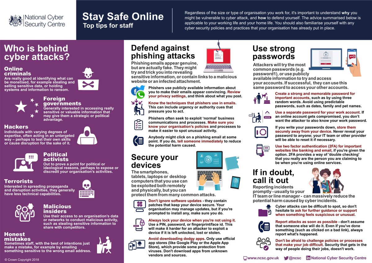 Make sure you're doing all you can to secure you and your family online ncsc.gov.uk/collection/top…