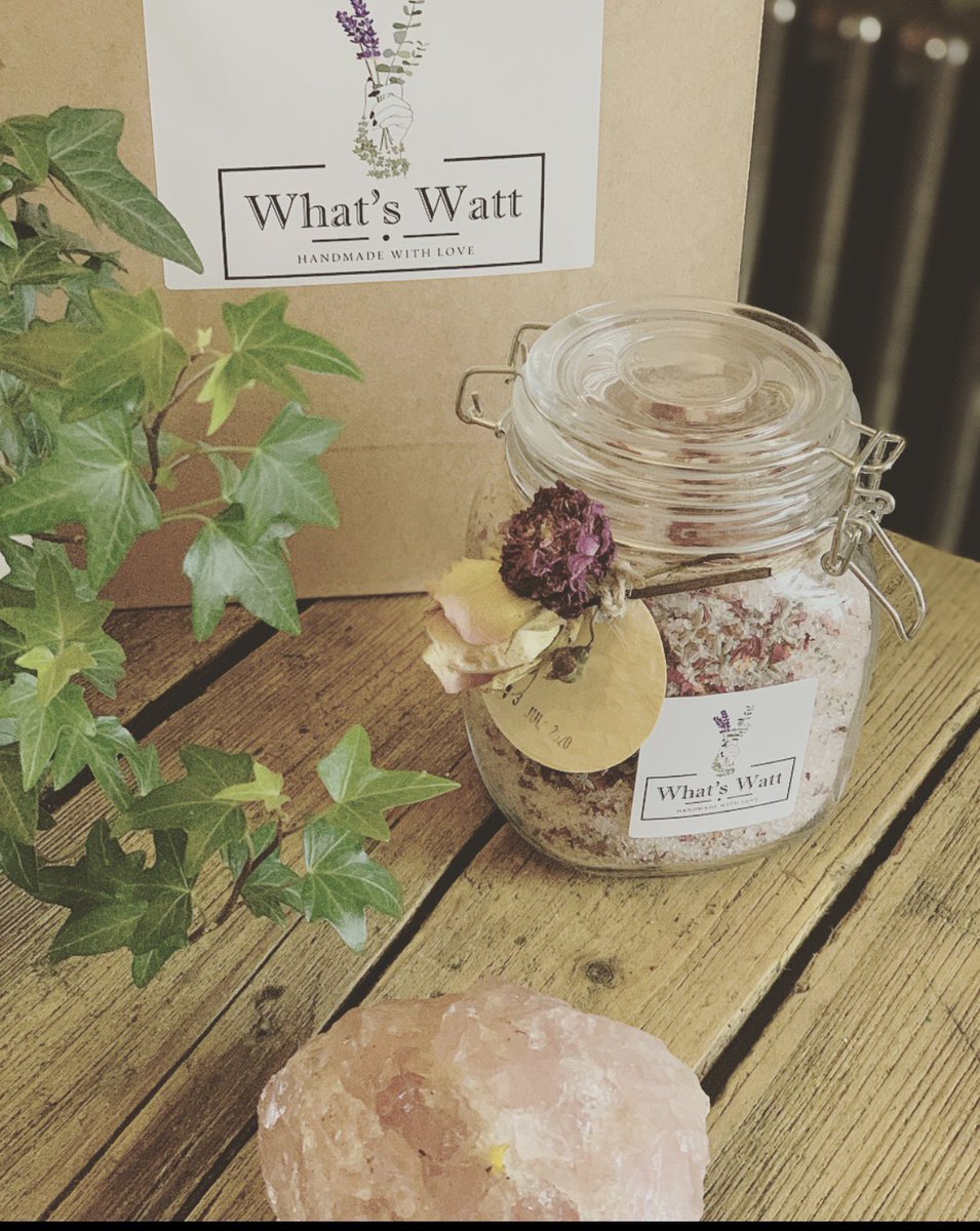 whatswattshop's tweet photo. Lavender &amp; Rose Himalayan and Epsom bath salts https://t.co/iCKQnGJZ7s