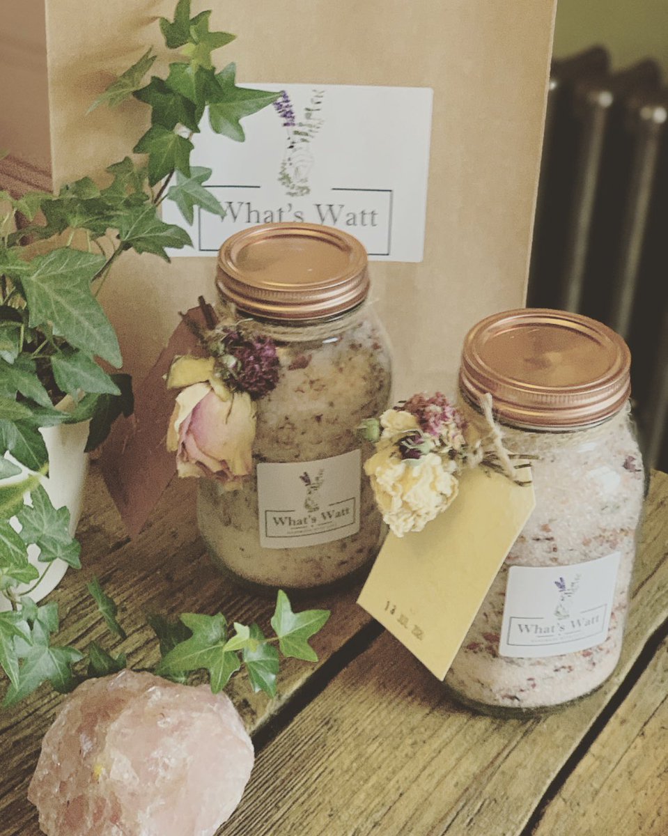 whatswattshop's tweet photo. Lavender &amp; Rose Himalayan and Epsom bath salts https://t.co/iCKQnGJZ7s