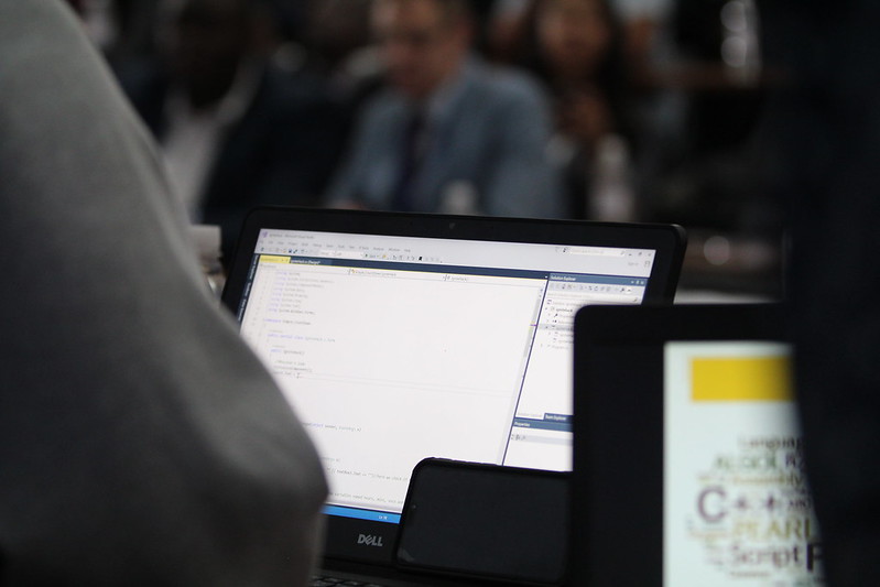 Geekulcha's tweet photo. @kgundula @eenriquelopez @TiyaniTee Minister @MinAyandaDlodlo did that during the #ignitehack in 2018 https://t.co/ASywkE3wCu