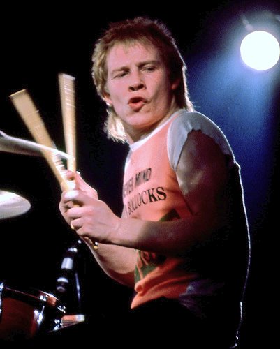 Happy Birthday to Sex Pistols drummer Paul Cook, born on this day in Shepherds Bush, London in 1956.    