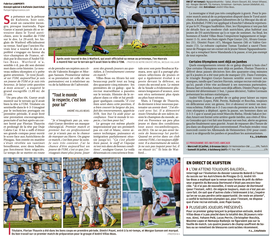 Votlin's tweet photo. 🔵⚪️🇩🇪#PrepaOM I Pape Gueye, baptême réussi
🎙️AVB: "Tout le monde le respecte, c’est bon pour lui"
➡️Plusieurs joueurs préservés
🔥#MercatOM I L'#OM attend toujours #Balerdi
#TeamOM #FCPSOM #eyrauddemission #mccourtvendleclub https://t.co/zfNald1Hpu