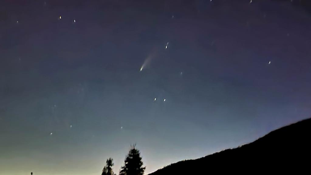 With everything that's happening on our tiny rock, we sometimes need to step back and change our perspective and appreciate our place in the universe. I was able to capture this picture of the comet NEOWISE tonight from the San Bernardino mountains.