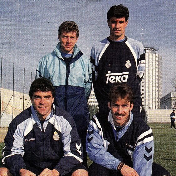 While Butragueno was the more charismatic and possibly the most talented of the “cohort”, Rafael Martín Vázquez and Míchel controlled and dominated in midfield while Manolo Sanchis was a rock in defense and continued to be even post the late 1980s dominance.