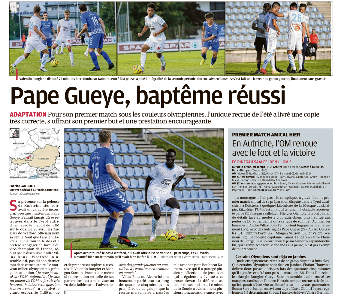 Votlin's tweet photo. 🔵⚪️🇩🇪#PrepaOM I Pape Gueye, baptême réussi
🎙️AVB: "Tout le monde le respecte, c’est bon pour lui"
➡️Plusieurs joueurs préservés
🔥#MercatOM I L'#OM attend toujours #Balerdi
#TeamOM #FCPSOM #eyrauddemission #mccourtvendleclub https://t.co/zfNald1Hpu