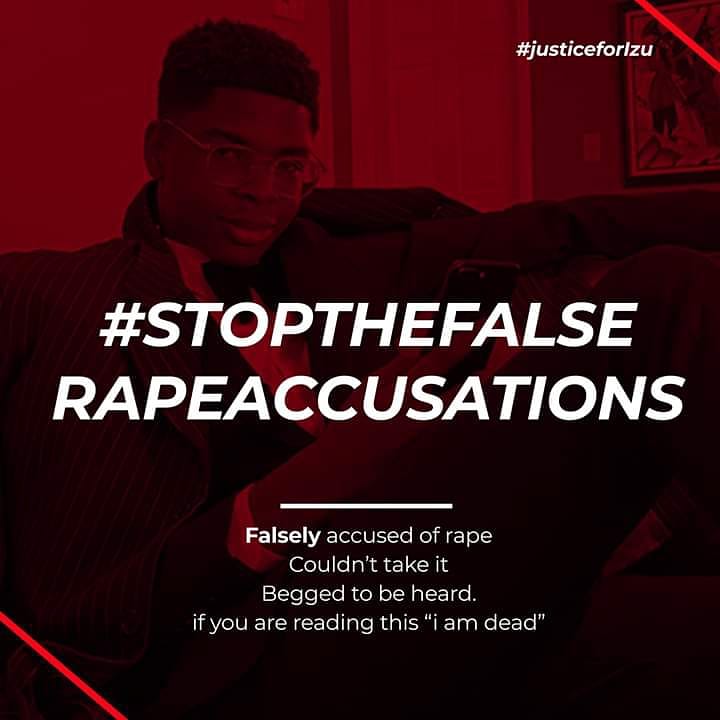 SekpeDaughter7's tweet photo. = I don't want you' is not rape

= I am no longer interested' is not rape.

= I don't love you anymore' is not rape.

= It felt like rape' is not rape.

Say no to false rape accusation.
#JusticeforIZU https://t.co/IU9l4VeyMN