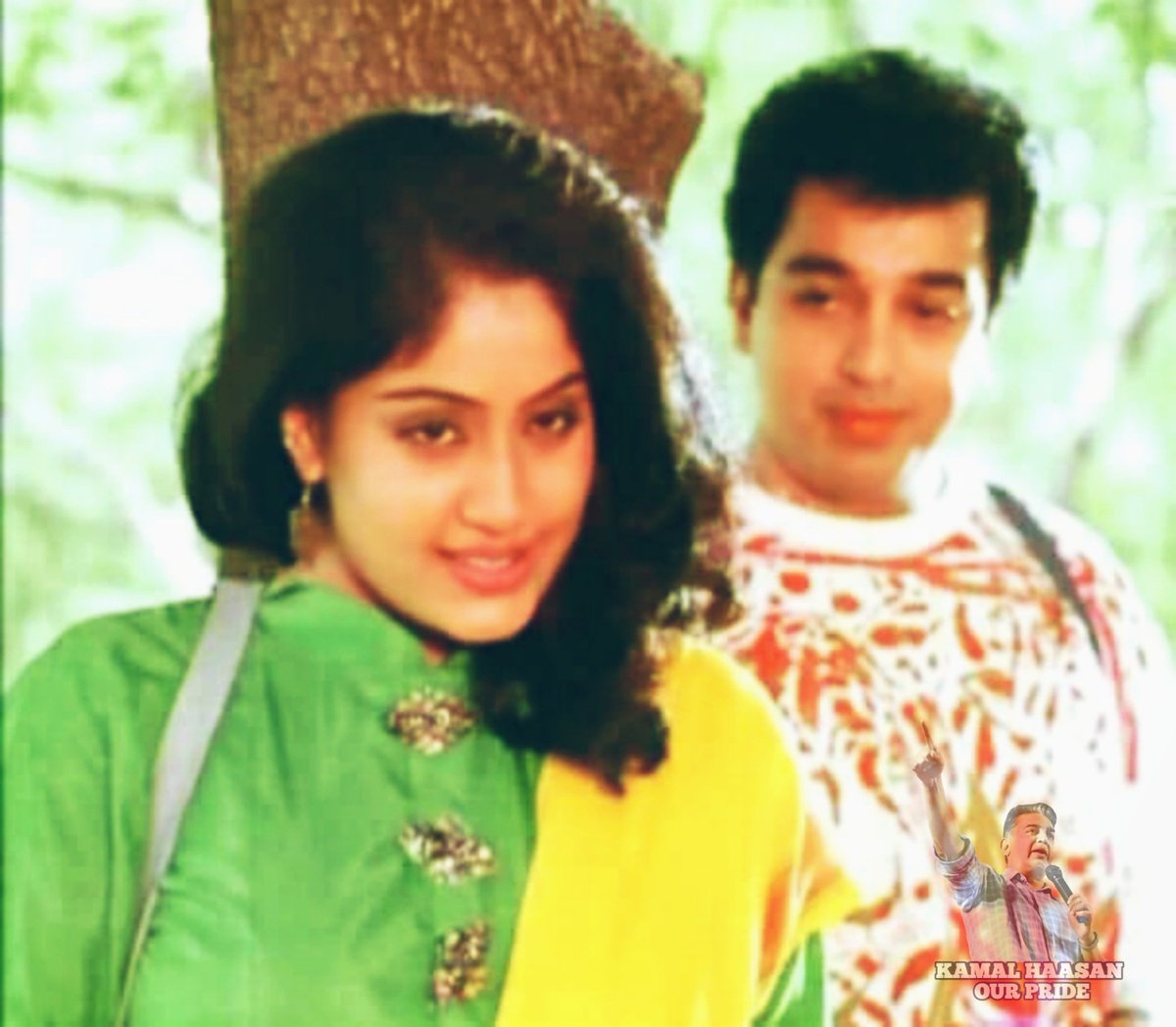 Vibrant 1980s,

#KamalHaasan and #Vijayashanthi from #indruduchandrudu (#indiranchandiran in Tamil)

#PictureOfTheDay 
#Flashback