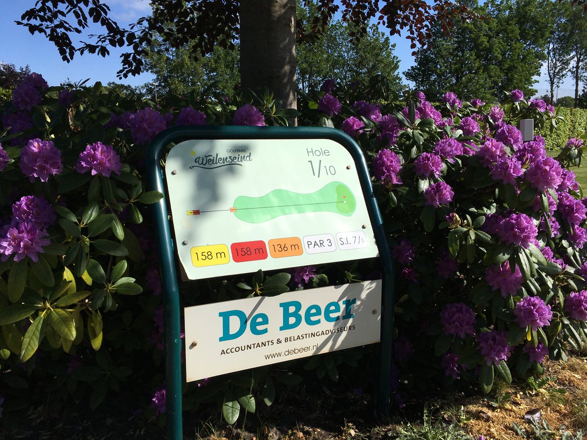DeBeerOnline's tweet photo. Ons sponsorbord staat er prachtig bij op Golfpark @weilenseind https://t.co/wfHjUekWcq