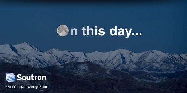 Soutron's tweet photo. On this day 1969
Apollo program: Apollo 11's crew successfully makes the first manned landing on the Moon in the Sea of Tranquility. Americans Neil Armstrong and Buzz Aldrin become the first humans to walk on the Moon six and a half hours later.
#SetYourKnowledgeFree https://t.co/NRggveJX9M