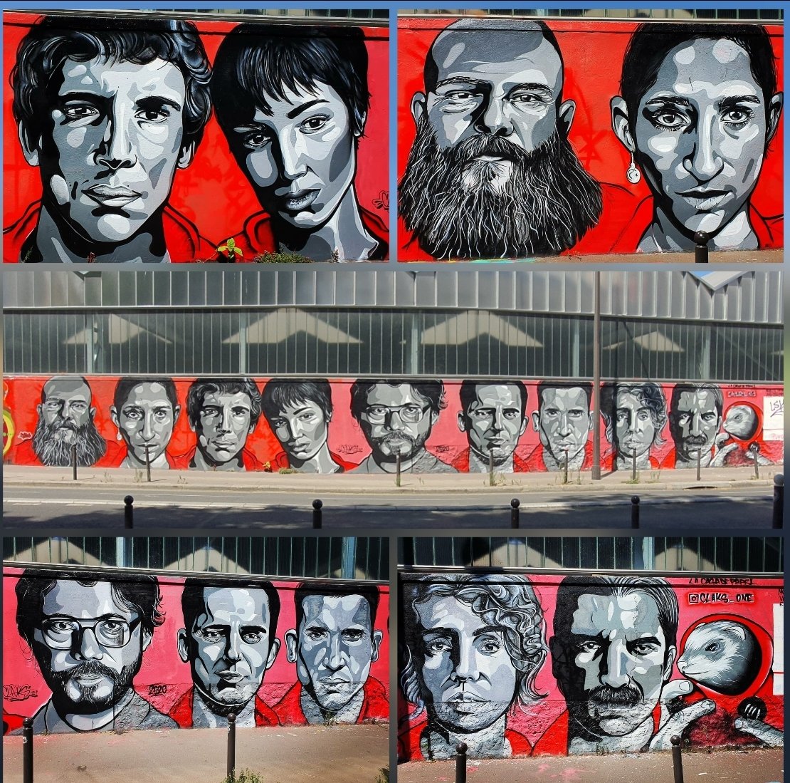 Street_Graff's tweet photo. By @claks_one 

#streetart #streetartparis #paris #streetartparis18 #lacasadepapel #streetarteverywhere #parisstreetart #art #streetlovers #artlovers  #photography #portrait #nairobi #denver #tokyo #artsy #marseille #photographie #arts #elprofesor #rio #berlin @lacasadepapel https://t.co/3LAS7S0ZWz