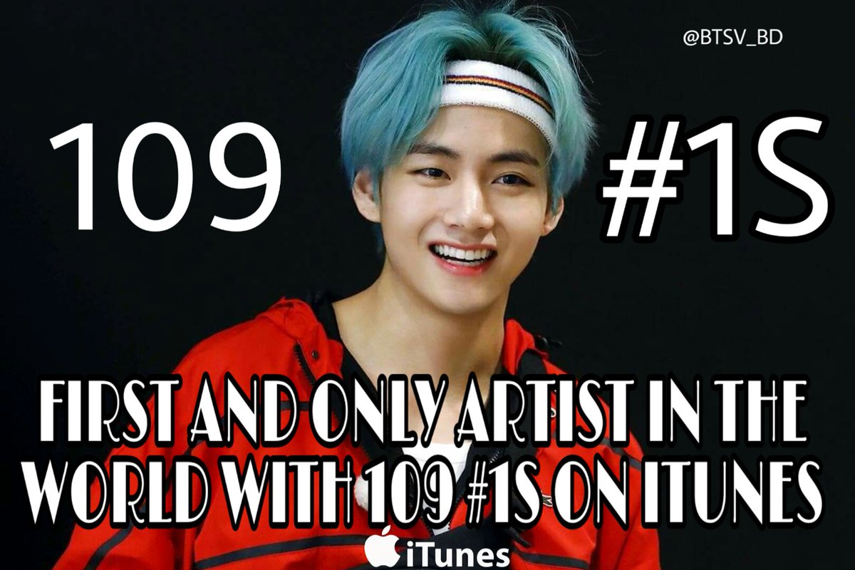 Bts V Bangladesh Congratulations Kim Taehyung For Achieving 109 1 S With Sweet Night Kim Taehyung Extends His Own Record As First And Only Artist In The World To Chart