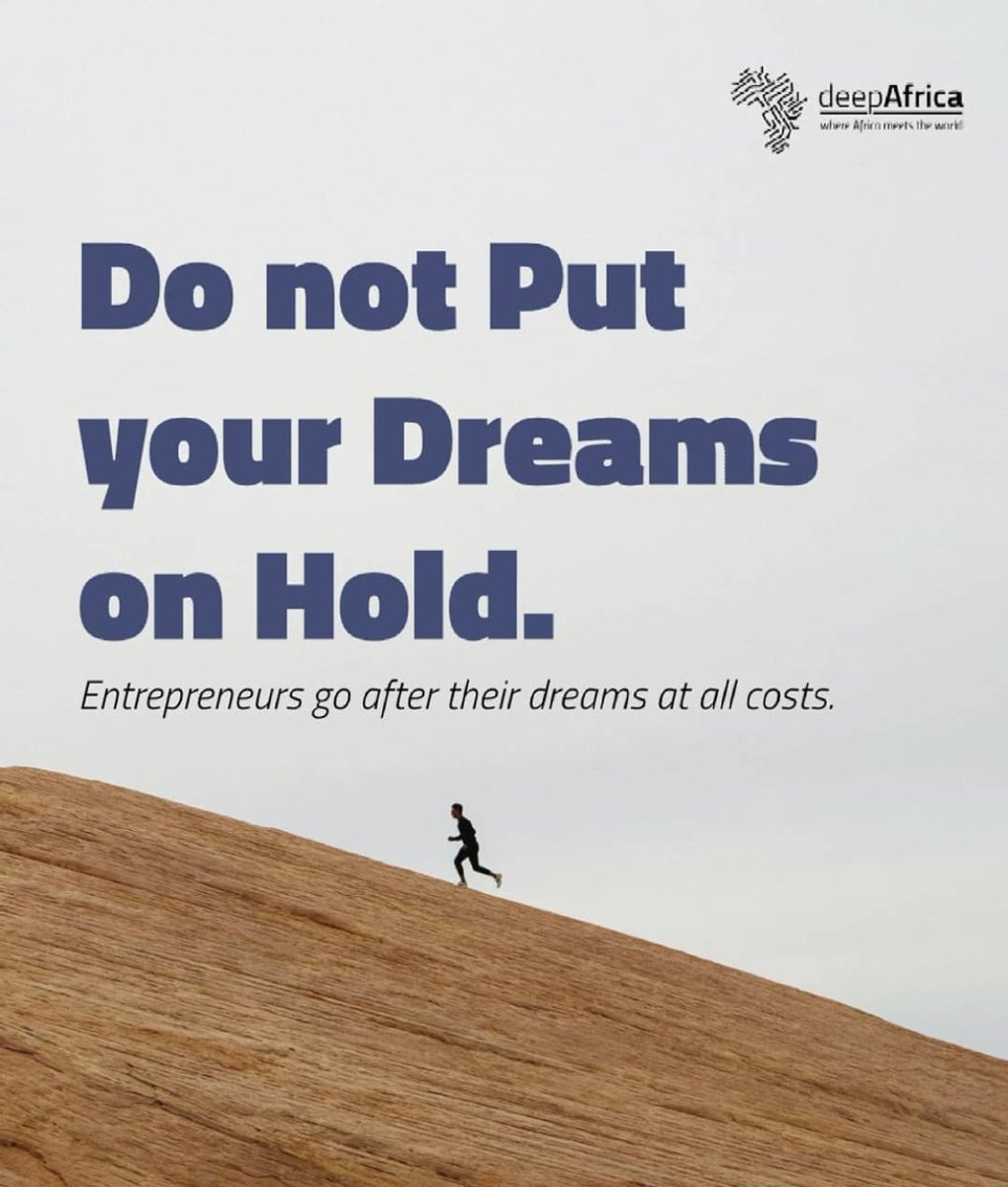 deepAfricaWorld's tweet photo. Whatever you’re dreaming—don’t delay! #mondaymotivation #goalgetter #deepAfrica #geonta https://t.co/eDHwsELnqR