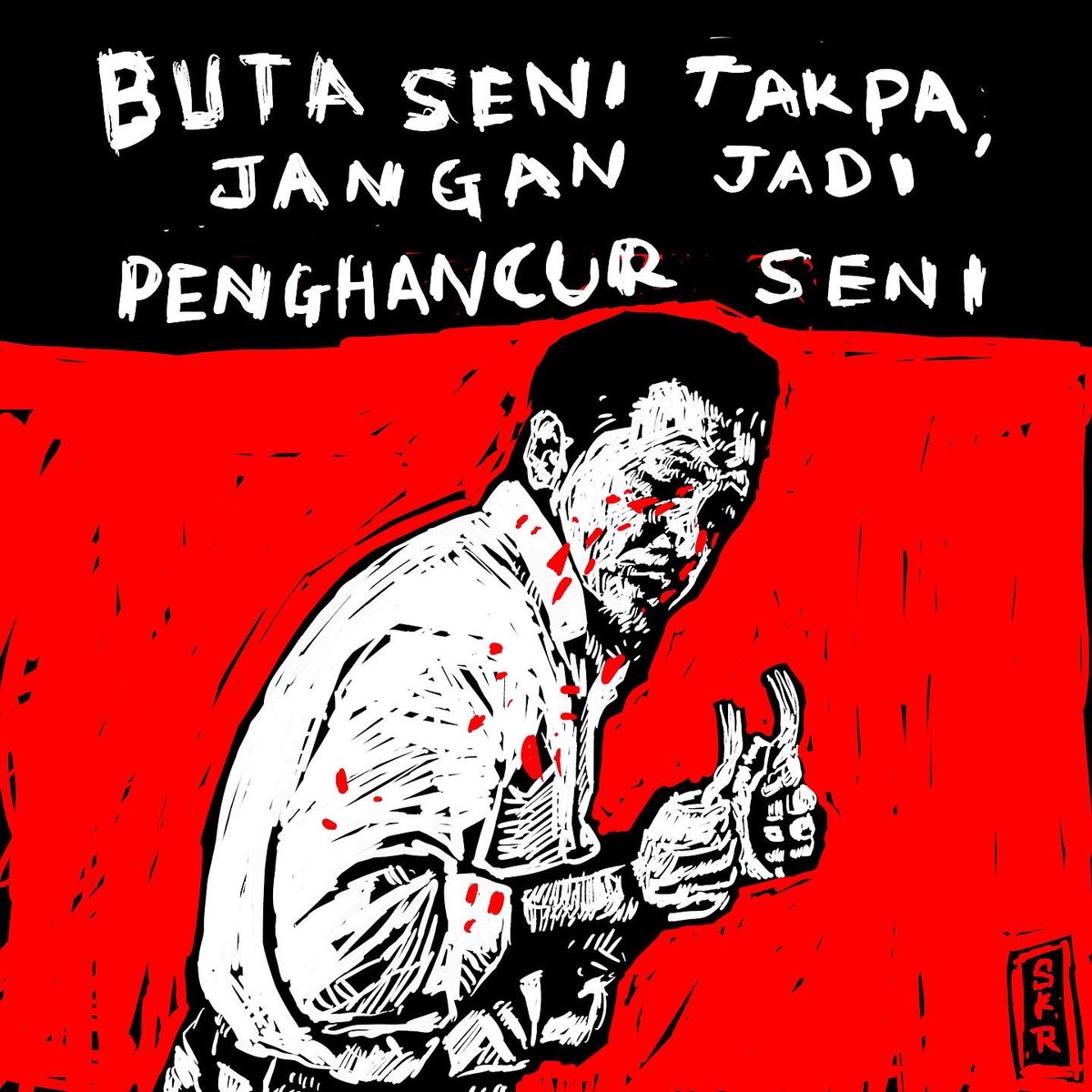 Buta seni tak pa, jangan jadi penghancur seni
