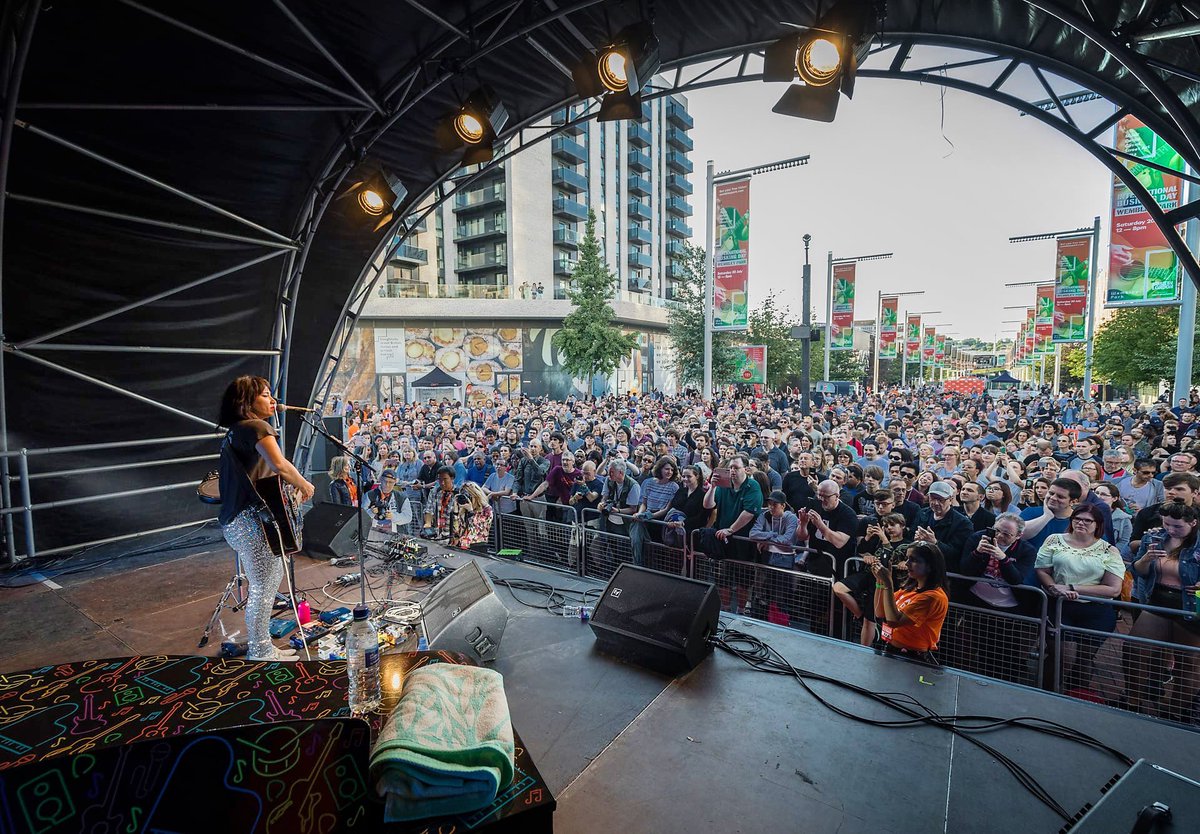 BuskInLondon's tweet photo. This day last year we were celebrating #InternationalBuskingDay in @WembleyParkLDN with lots of incredible talent including headliners @KTTunstall &amp; @noisettes ! 🎉

Heres to celebrating again in 2021!! 🙏 https://t.co/ifiTHfqSkv